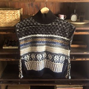 Madewell sleeveless turtleneck sweater size small s